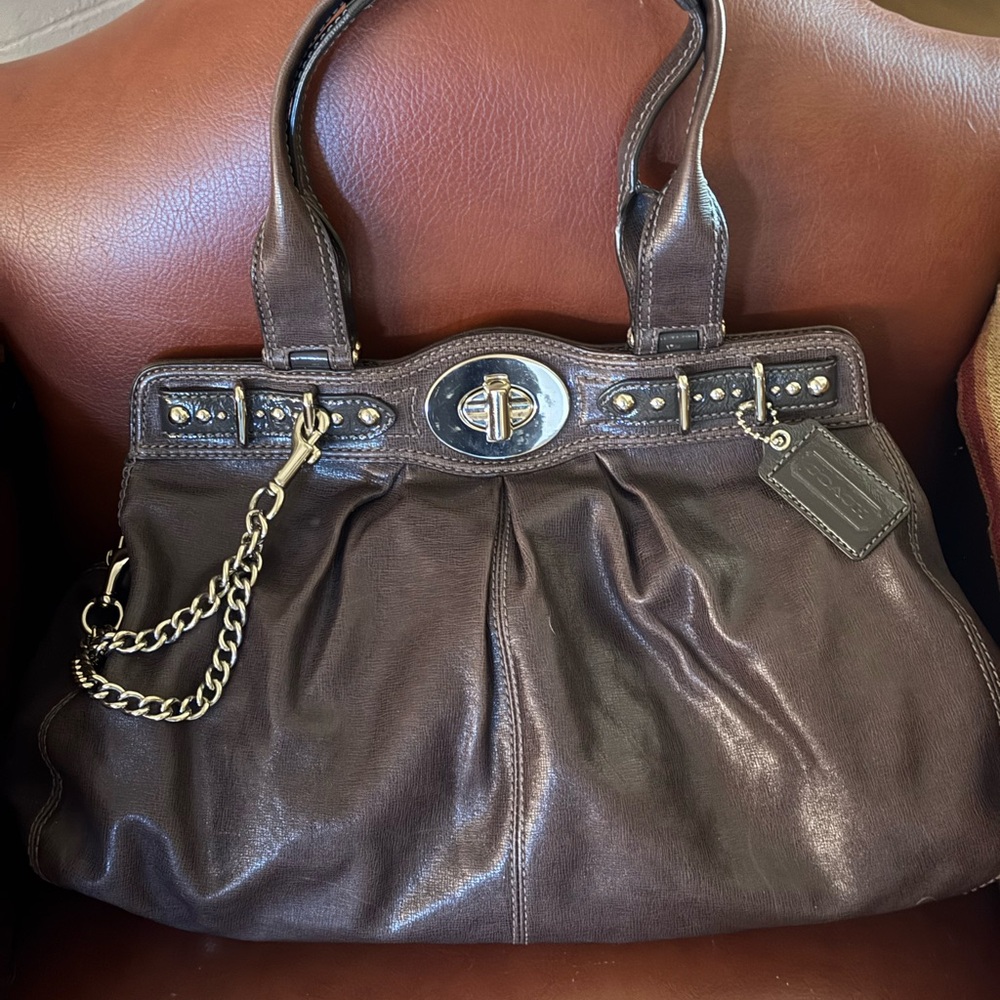 Coach Tote with all decor as purchased. (1 owner,me).